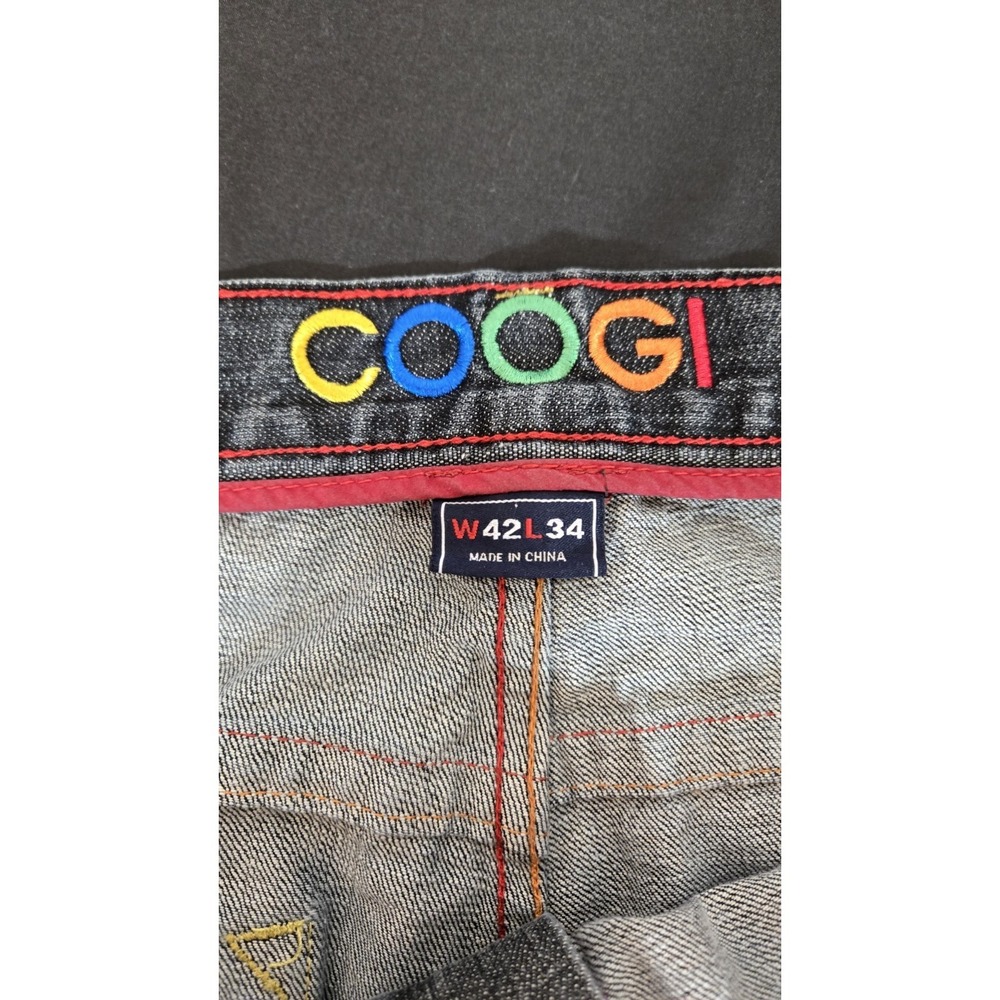 Vintage Men's Coogie Wide Leg Jeans with Embroidered Pockets - Picture 10 of 16